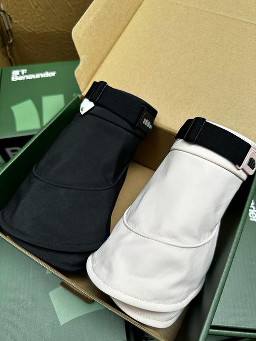 原单正品蕉下升级款蛋卷帽随行防护，UPF50+全脸防晒，紫外线？根本追不上你！升级款丝绒黑胶空境粉丝绒黑胶漫暮黑两色接单。 商品图4