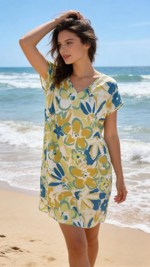 【100%真丝睡裙】SCHIESSER德国舒雅 铂雅女士高端真丝吊带单件上衣 91/22896D 商品图1