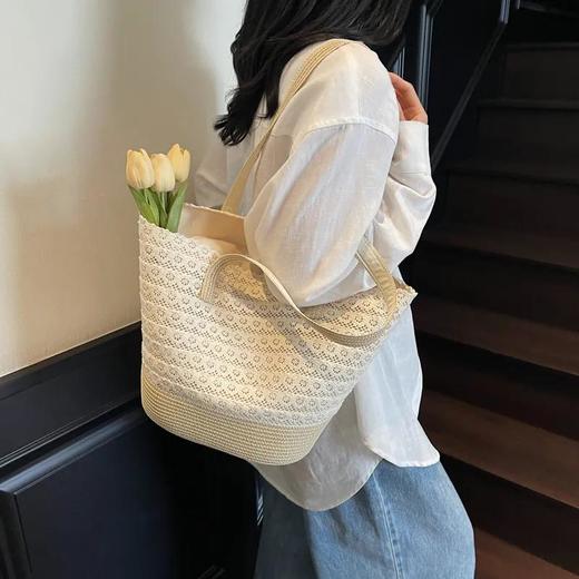 一眼沦陷！【2026新款蕾丝仙女休闲田园编织包】直接预定今年夏天的“氛围感天花板” 商品图8