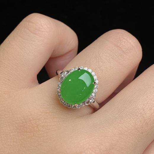 蛋面翡翠戒指 商品图2