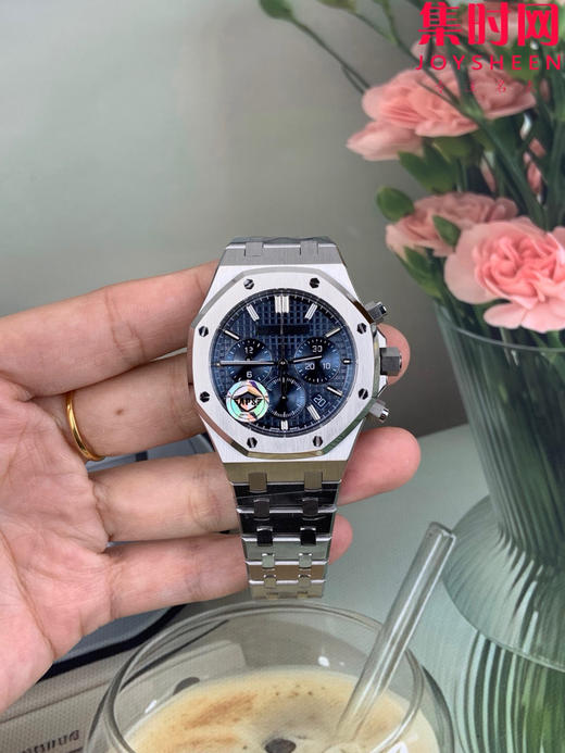 APS新品爱彼皇家橡树系列26715 蓝色盘 男士腕表 表径38mm 丹东4801机 小手腕福音 商品图1