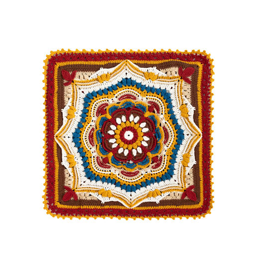 苏苏姐家合玺抱枕套手工DIY钩针4股棉毛线团自制材料包 商品图4