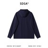 SDSA男装2026新款高贵轻奢简约纯色拉链立领连帽夹克弹力风壳衣 商品缩略图4