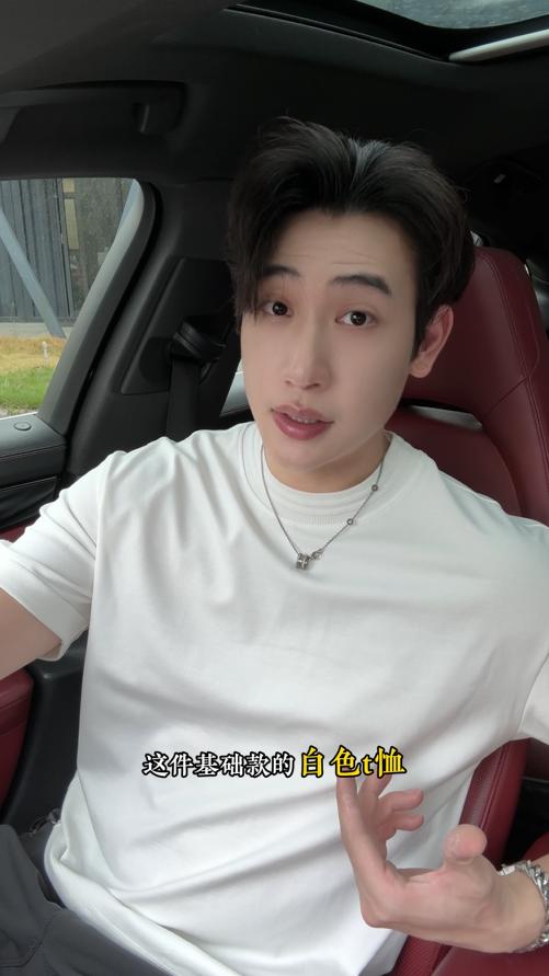 36238SDSA男装2026新款纯色短袖T恤日常通勤休闲百搭男女同款基础款 商品图0