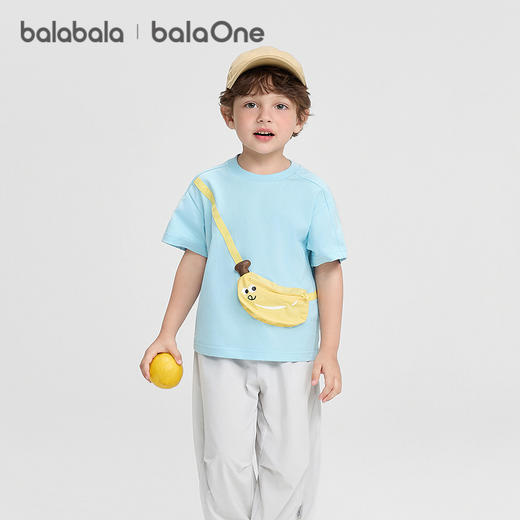 【balaOne】巴拉巴拉童装宝宝短袖t恤男女童2026新款夏装儿童上衣 商品图2