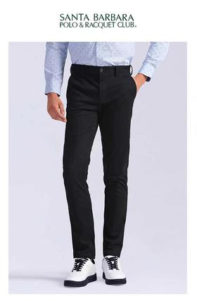 【直发】圣大保罗秋季合身锥形光滑细腻中腰微弹男裤DPWWPM21A108