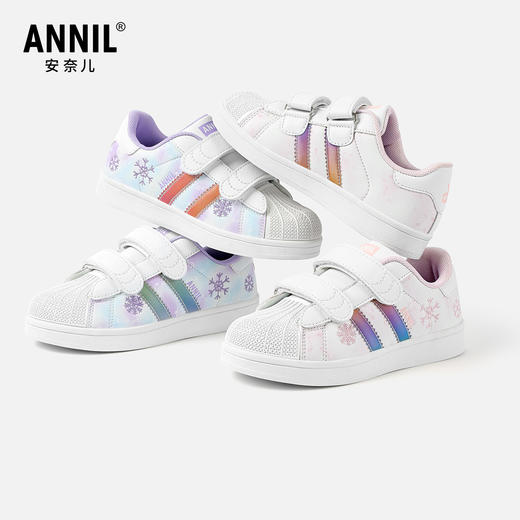 ANNIL/安奈儿男女童春季儿童时尚百搭板鞋HM6104793 商品图1