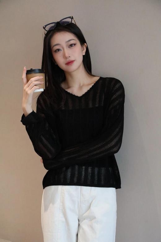 【服饰/饰品】朦胧微透天丝亚麻罩衫 B0125222 商品图3