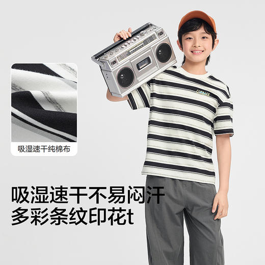 【balaOne】巴拉巴拉童装男童短袖t恤儿童2026新款夏速干纯棉上衣 商品图3