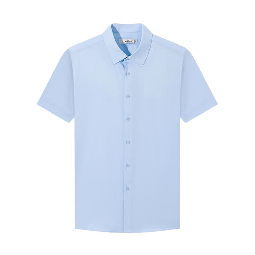 【10A抗菌2A防螨/莫代尔】柒牌男式商务短袖衬衫26春夏新款衬衣 130A70220 商品图4