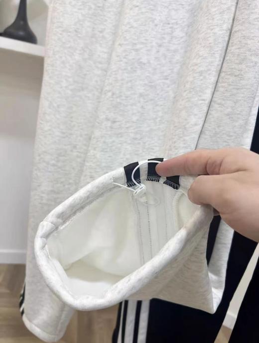 F031225加厚水貂绒冬款男女同款百搭休闲运动长裤 商品图7