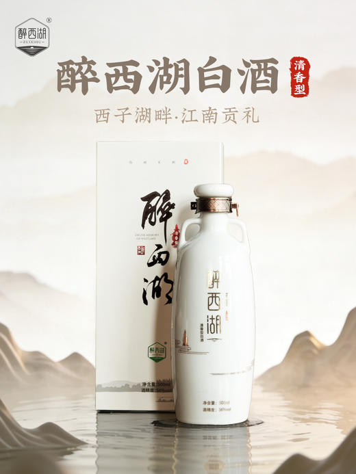 醉西湖十年陈白酒清香型56度 商品图0