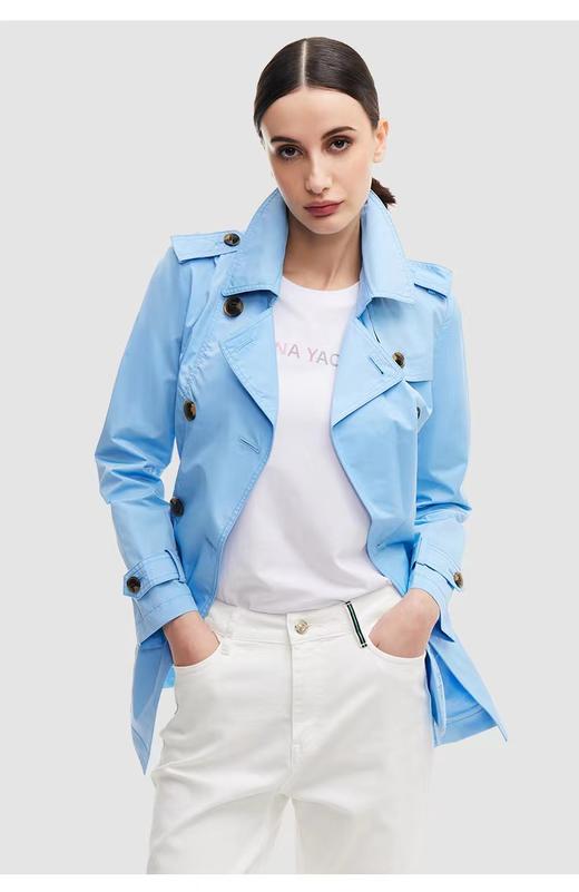 【直发】伦敦雾 女士双排扣经典款风衣外套-LS18WF613 商品图3