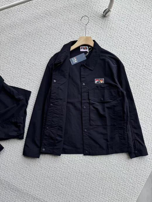 F031201黄景瑜同款梭织夏新小狐狸时尚稳重休闲宽松长袖衬衫上衣 商品图4