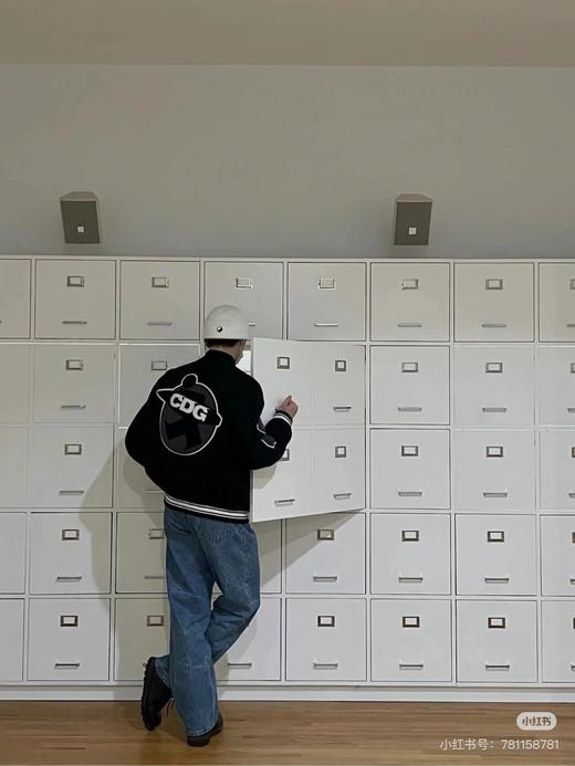 F031247美式街头毛呢刺绣羊毛混纺高街飞行员夹克男女同款棒球服 商品图9