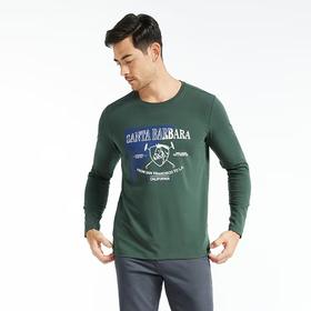 【直发】圣大保罗 秋冬新品男士长袖棉T-PW19KT116M