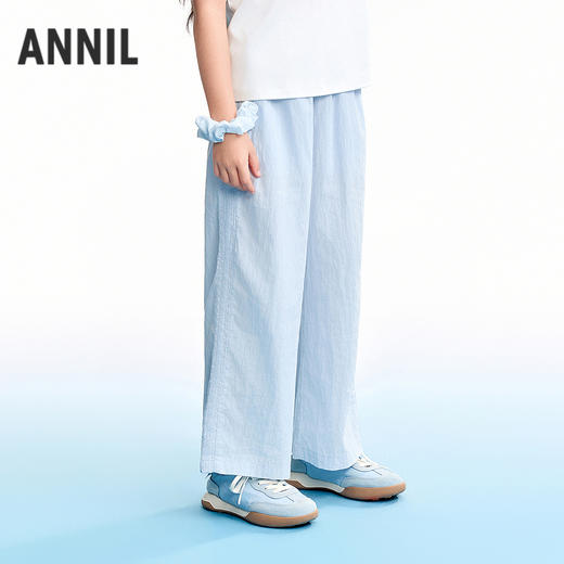 【实体店同款】女童全腰梭织单裤夏季新款安奈儿童装AG626245 商品图2