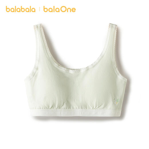 巴拉巴拉女童内衣发育期儿童小背心文胸防凸点防走光甜美花边抗菌 商品图1