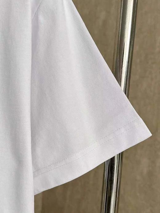 F031257春夏新款刺绣logo时尚百搭简单大气柔软舒适圆领短袖T恤 商品图8