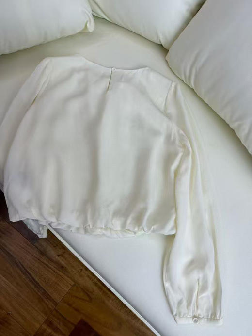 新款重磅烫钻真丝衬衫 商品图3