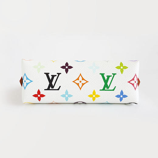 【98新】LV路易威登M13744白三彩村上隆小号贝壳化妆包手拿包女士090326YY37 商品图5