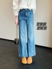 【春日蓝调】超模比例！2026四面弹高腰微喇裤女莱赛尔复古蓝色小个子九分牛仔裤女！ 商品缩略图2