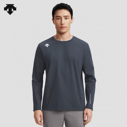 点此购买 迪桑特春秋季男士户外运动吸湿透气健康环保除菌长袖T恤 kad 342134 商品图9