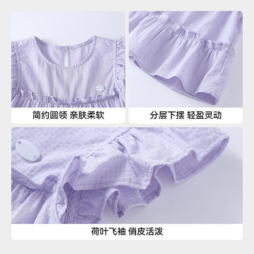 【实体店同款】女童圆领短袖上衣夏季新款安奈儿童装XG621195 商品图4