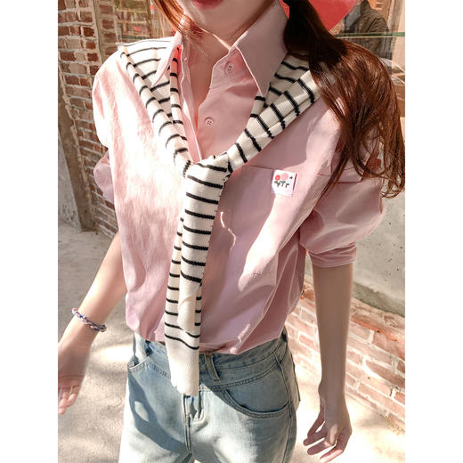 <曾小咸推荐>3.14现货秒杀 ！微信超特价！韩系长袖衬衫 日常159.99 立减80 秒杀79.99！！波点吊带背心 秒杀 29.99！！ 商品图1