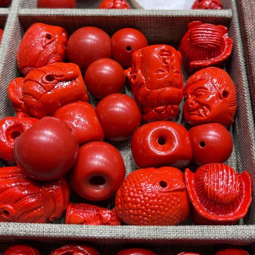 100元/颗朱砂散珠 商品图1