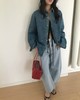 老米优品🎈3-5天！大牌平替~《复古水洗大口袋设计感牛仔衬衫外套》多道复古水洗工艺，美式复古感直接拉满! 品质nice,  时尚界永不褪色的经典！WT260312A 商品缩略图1