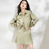 芳外新款飒气减龄时尚套装工装外套鱼尾半裙两件套8D21CG1475 商品缩略图4