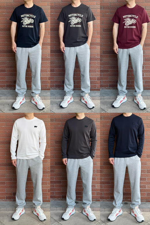 26春夏--迪家高品质薄款-男士极简收口卫裤【包邮+三天无理由退换】 商品图3