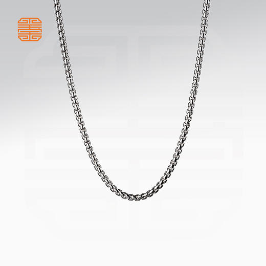 玺匠金铺《盒子链》925银锁骨链简约素链项链裸链高级感生日礼物 商品图2