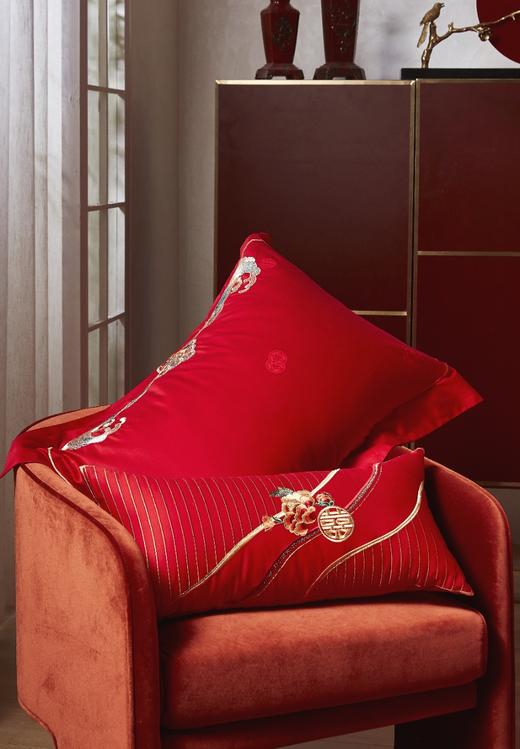 2026新款 婚庆纯棉刺绣四件套-吾家有喜 商品图8