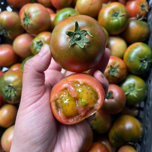 宁夏闽宁镇铁皮柿子 | 沙土地种植 自然挂果成熟 脆甜爆汁 儿时老味道番茄 青肩越鲜亮 果香越浓郁 现摘先发 商品图5