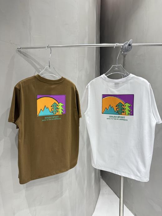 点此购买 可隆春夏季男女款艺术家NAIJEL合作印花圆领上衣短袖T恤 ss 342043 商品图1