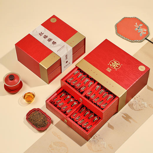 【红禧骏眉】去寻金骏眉礼盒360g武夷山出品去寻特级蜜香金骏眉红茶礼盒 武夷山特级金骏眉自己喝送领导送亲戚 商品图3
