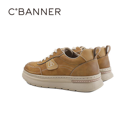 千百度2026春季男鞋纹理清晰 手感柔韧透气耐磨工装鞋A26116806 商品图5