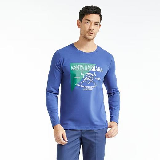 【直发】圣大保罗 秋冬新品男士长袖棉T-PW19KT116M 商品图2