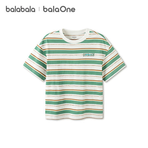【balaOne】巴拉巴拉童装男童短袖t恤儿童2026新款夏速干纯棉上衣 商品图4