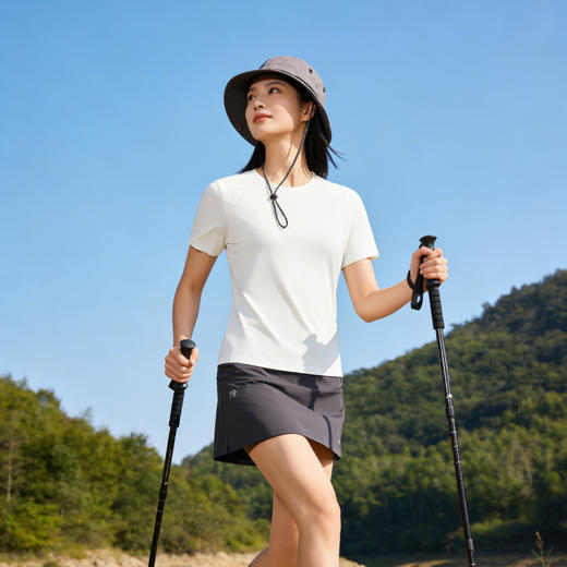 英国Schenvega 情侣款lulu云感裸肤 10A抗菌 防晒驱蚊山茶香T恤 B57-2606 商品图1