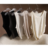 官网299！内家60S桑蚕丝真丝莫代尔长绒棉女士短款工字背心打底可外穿吊带 商品缩略图7