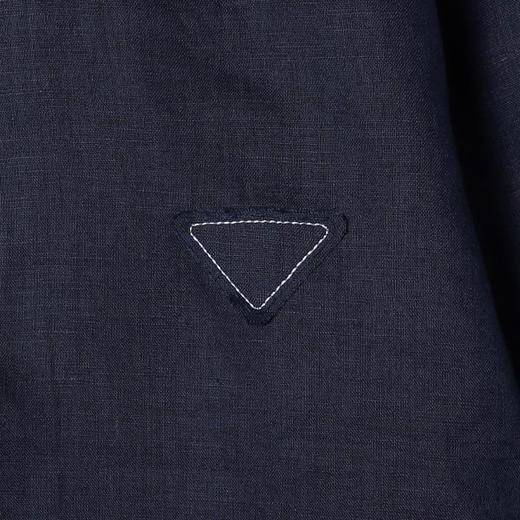 SDSA男装2026新款高贵轻奢时尚简约明线倒三角长袖衬衫百搭宽松 商品图2