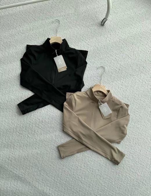 F031212女子修身纤薄柔软裁剪休闲立领夹克外套 商品图2