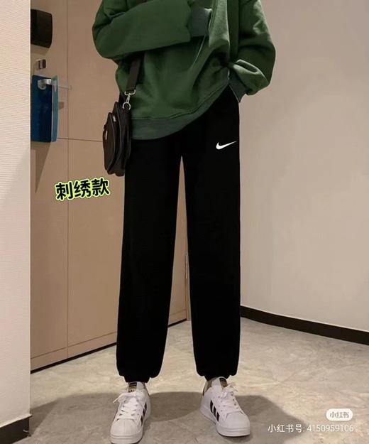 F031239新款休闲运动刺绣logo柔软有格调舒爽透气束脚长裤 商品图2