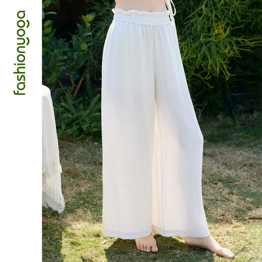 凡圣瑜伽禅风亚麻修身长裤FM16914 商品图11
