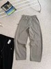 F031234春款纯棉廓形宽松修饰腿型刺绣小马弯刀休闲卫裤 商品缩略图6