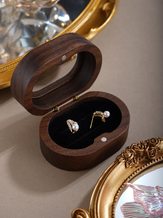 子佩集【光芒自洽‌】银S925珍珠惜王妃耳钉【PC6744】双色三爪2602 商品图7