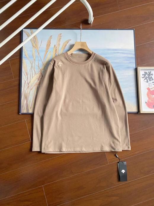F031250新品多色户外休闲速干运动德绒微拉绒圆领男女同款长袖T恤 商品图10